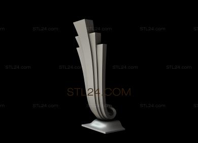 Ножки (NJ_0671) 3D модель для ЧПУ станка